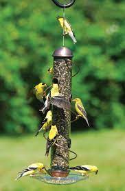 17in Copper Spiral Sunflower Feeder Bird Feeders Feeder Wild Bird Feeders
