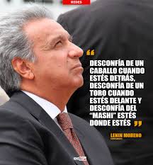 🔴 Con una imagen de un toro el Expresidente Lenin Moreno se pronunció en  redes sociales y habló sobre la confianza