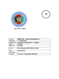 Transformasi nasional 2050 is an initiative to plan for the future of malaysia in the period 2020 to 2050. Defence Management Budget Docx Malaysia Government