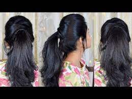 High Puff Sleek Ponytail Ponytail Hairstyle High Ponytail For Work College Or Party Youtube In 2021 Hair Style Vedio Hair Puff Pony Hairstyles