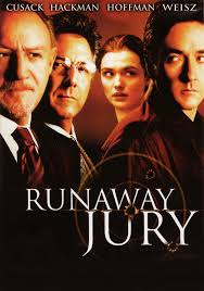 Runaway Jury Has A Stellar Cast Based On The Grisham Novel I Wish Cusack Was In More Films Great Actor Gene Hackman Is His Usu Good Movies Film See Movie