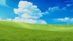 Riko Vladimir Anime Grass Field Blender3d anime grass and flowers.