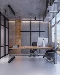 Industrial Office Studio On Behance Industrial Home Offices Industrial Office Decor Modern Office Design