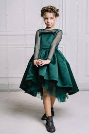 Emerald Dress Marshmallow Girl Dress Party Girl Dress Green Flower Girl Dresses Birthday Girl Dress Girls Party Dress