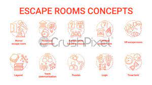Check spelling or type a new query. Escape Room Red Gradient Concept Icons Set Quest Types Idea Stock Vector Crushpixel