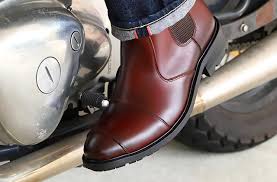 バイク 革靴