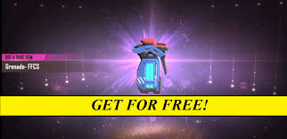 With one click use it easily. Get Free Ffcs Grenade Skin In Free Fire Ffcs 2020 Event Free Fire Booyah