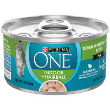 The process of turning meat into dry kibble requires a certain amount of filler. Purina One Indoor High Protein Indoor Advantage Ocean Whitefish Rice Pate Wet Cat Food 3 Oz Case Of 12 Petco