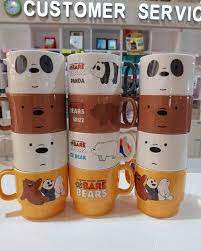 Grizz gets stuck in a tree, a mouse lands on panda's computer and ice bear's new roomba malfunctions. Darlie Is Giving Out Supercute We Bare Bears Mugs Miri City Sharing