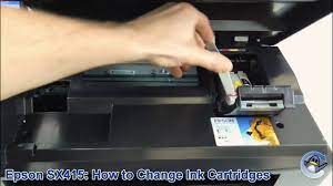 If the printer does not recognise replacement cartridges i.e. Epson Stylus Sx415 How To Change Replace Ink Cartridges Youtube