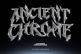 Glossy Chrome Free Text Effect Dealjumbo Com Discounted Design Bundles With Extended License Chrome Text Text Effects Metal Typography