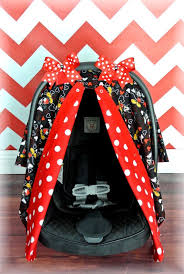 Mickey Mouse Carseat Canopy Car Seat Cover Red By Jaydenandolivia Baby Snuggle Blanket Baby Mickey Mouse New Baby Products