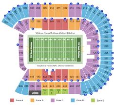 2 Tickets Minnesota Golden Gophers Vs Illinois Fighting Illini Football 10 5 19