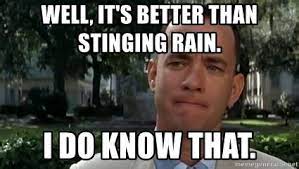 Forrest gump rain in south carolina quote. Forrest Gump Rain Memes