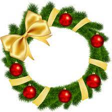 Find the perfect holiday wreath door stock illustrations from getty images. Christmas Wreath Clipart Png Download Full Size Clipart 10308 Pinclipart