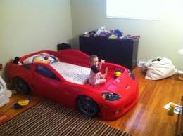 Qr code link to this post. Step2 Corvette Convertible Toddler To Twin Bed With Lights Red Walmart Com Walmart Com