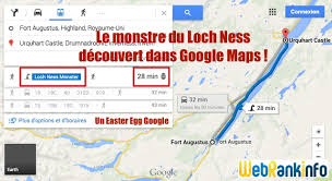 However, it also has the ability to uncover some rather unusual moments. Easter Egg Google Maps Le Monstre Du Loch Ness