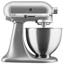 kitchenaid deluxe 4.5 quarts silver