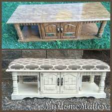 It was a lot of work but it was so much fun 🙂 we can't wait for you all to see it and we will let you. Hand Painted Furniture This Up Cycled Coffee Was Table Turned Into A Bench It Has Been Painted In Redo Furniture Refurbished Furniture Furniture Restoration