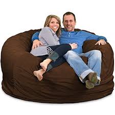 bean bag chairs in multiple sizes and colors giant foam filled furniture machine washable covers double stitched seams durable inner liner 6000 brown su bean bag chair washable cover memory foam