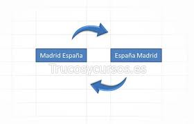 Invertir El Orden De Las Palabras En Una Celda Excel Orden De Las Palabras Palabras Trucos De Excel