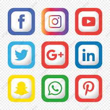 Social Media Icons Set Logo Vector Illustrator Social Media Icon Png And Vector With Transpare Social Media Icons Web Design Icon Logo Design Free Templates
