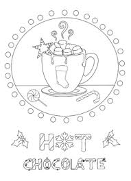 Coloring pages are funny for all ages kids to develop focus motor skills creativity and color recognition. Hot Chocolate Coloring Page Worksheets Teaching Resources Tpt