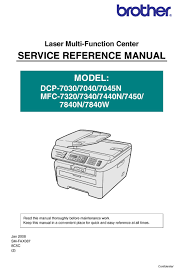 To get the most functionality out of your brother machine, we recommend you install full driver & software package *. Brother Dcp 7030 Service Manual Pdf Download Manualslib
