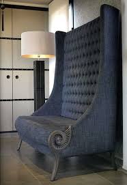 Denim Style At Home Furniture Luxury Sofa High Back Bench