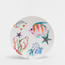 Porcelain Fish Dinnerware Dinnerware Tableware Zara Home United Kingdom Desenler Baski Resim Baski