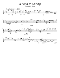 Personality profile page for melody in the hunter x hunter subcategory under anime as part of the personality database. Hunter X Hunter A Field In Spring Melody S Song Sheet Music For Flute Solo Musescore Com