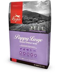 After try several brands including wilderness, raw boost nature's var., nutro ultra, core, orijen the last one won the ticket for the worst taste and smell. High Protein Large Breed Puppy Dog Food Orijen