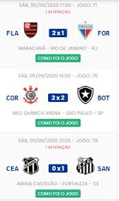 Para acessar edições de outras regiões, clique aqui. Confira Os Resultados Dos Jogos Desse Sabado Do Brasileirao Ajn1