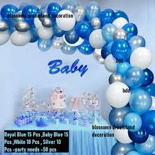 We make it convenient to deliver great ceremony they'll always remember. Royal Blue Silver White Baby Blue Balloon Garland Arch Accessories For Blue Theme Party Decoration Weddings Baby Shower Birthday Graduation Party Supplies Or Arch Decor Pure Latex Balloons Helium 50 Pcs Buy