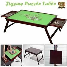 Advertisement Super Folding Wooden Jigsaw Puzzle Storage Table Carry Board Fit 1000pcs Mat Puzzle Storage Jigsaw Puzzle Table Puzzle Table