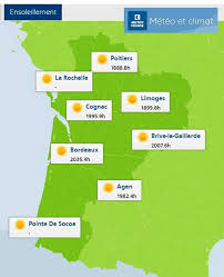 Température de l'eau et météo aujourd'hui par tv5monde. Bernezac Com Le Climat Et La Meteo En Charente Maritime Et Poitou Charentes Temperatures Ensoleillement