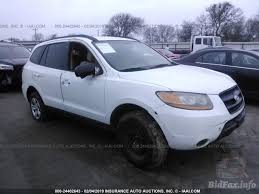 The 2009 hyundai santa fe is ranked #10 in 2009 affordable midsize suvs by u.s. Hyundai Santa Fe 2009 White 2 7l Vin 5nmsg13d19h246349 Free Car History