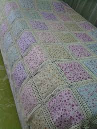 Colchas A Cuadros Crochet Quilt Crochet Quilt Tutorial Crochet Bedspread Pattern