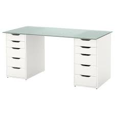 Glasholm Alex Tisch Glas Wabenmuster Weiss 148x73 Cm Jetzt Kaufen Ikea Deutschland In 2020 Drawer Unit Wall Shelf Unit Ikea