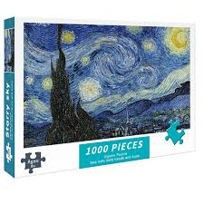Take a stab at these jigsaw puzzles that let you recreate famous art to hang in your own home. 1000 Piece Puzzles For Adults Starry Night Jigsaw Puzzle 1000 Pieces Van Gogh Puzzle Cool Classic Famous Paintings Buy At The Price Of 12 09 In Aliexpress Com Imall Com