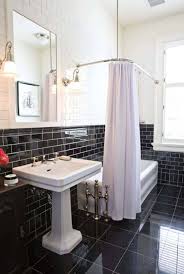 Black And White Shower Ideas 25 Incredibly Stylish Black And White Bathroom Ideas To Inspire Black Tile Bathrooms Black And White Tiles Bathroom White Bathroom Tiles