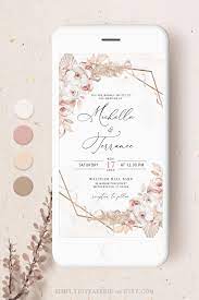 Pampas Grass Evite Boho Smartphone Invite Boho Rustic Evite Etsy In 2021 Electronic Wedding Invitations Electronic Invitations Wedding Invitations Boho