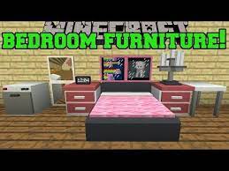 This modern bed frame was made from poplar wood and some plywood pieces for the bed slats and supports. Minecraft Bedroom Furniture Mirrors Digital Clocks Paintings Modern Beds Mod Showcase Youtube Minecraft Bedroom Modern Bed Mod Furniture