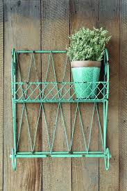 Vintage Style Wire Decorative Metal Wall Shelf With Towel Bar Metal Wall Shelves Wire Wall Shelf Metal Decor