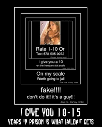 9 = i find these series very enjoyable, and i'm sure to remember. E Rate 1 10 Or On My Scale Worth Going To Jail I Cwe You 10 15 Years In Prison Is What Jailbait Cets I Give You 10 15 Years In Prison Is What Jailbait Gets Ifunny