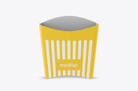 Download Fries Packaging Mockup Mockup Daddy
