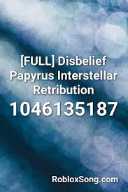 Aishite aishite roblox id : Full Disbelief Papyrus Interstellar Retribution Roblox Id Roblox Music Codes In 2021 Roblox Retribution The O Jays