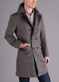 Billy Reid Bowery Coat In Donegal Tweed Palto Stil