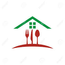 Nourriture Logo Restaurant Avec Une Cuillere Couteau Et Fourchette Vecteur Clip Art Libres De Droits Vecteurs Et Illustration Image 57931180