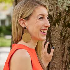 Gold Double Circle Earrings